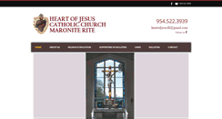 Desktop Screenshot of heartofjesus.org